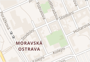 Pobialova v obci Ostrava - mapa ulice