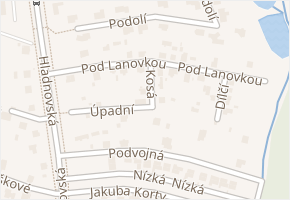 Pod Lanovkou v obci Ostrava - mapa ulice