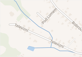 Pod Lomem v obci Ostrava - mapa ulice