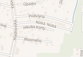 Podvojná v obci Ostrava - mapa ulice