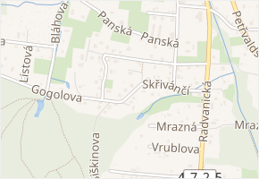 Polákova v obci Ostrava - mapa ulice