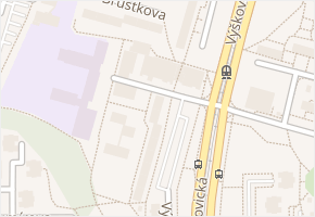 Předškolní v obci Ostrava - mapa ulice