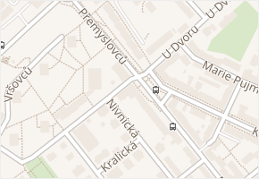 Přemyslovců v obci Ostrava - mapa ulice