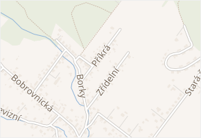 Příkrá v obci Ostrava - mapa ulice
