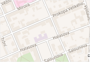 Prokopa Velikého v obci Ostrava - mapa ulice