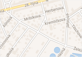 Prostorná v obci Ostrava - mapa ulice