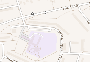Průběžná v obci Ostrava - mapa ulice