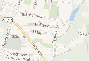 Pulkavova v obci Ostrava - mapa ulice
