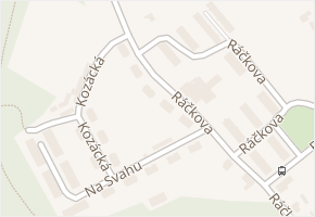 Ráčkova v obci Ostrava - mapa ulice