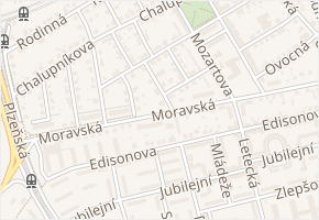 Razinova v obci Ostrava - mapa ulice