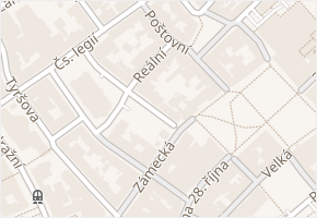 Reální v obci Ostrava - mapa ulice