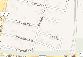 Římanova v obci Ostrava - mapa ulice
