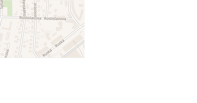Rostislavova v obci Ostrava - mapa ulice