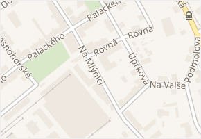 Rovná v obci Ostrava - mapa ulice