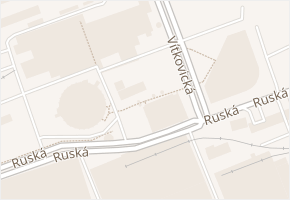Ruská v obci Ostrava - mapa ulice