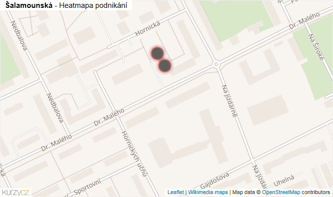 Mapa Šalamounská - Firmy v ulici.