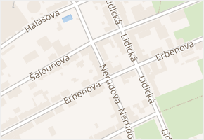 Šalounova v obci Ostrava - mapa ulice