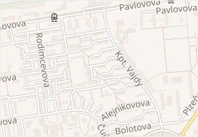 Sarajevova v obci Ostrava - mapa ulice