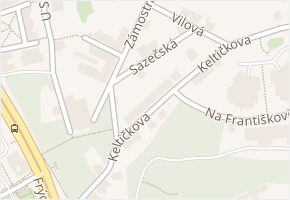 Sazečská v obci Ostrava - mapa ulice