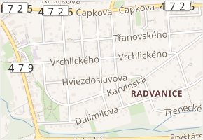 Ščerbovského v obci Ostrava - mapa ulice