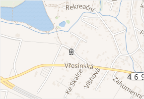 Schovaná v obci Ostrava - mapa ulice