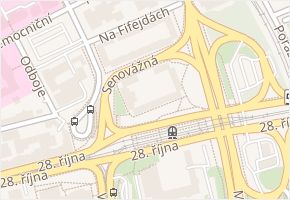 Senovážná v obci Ostrava - mapa ulice