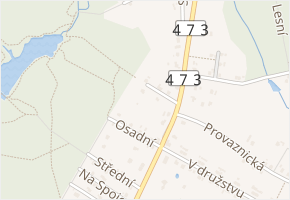 Sestupná v obci Ostrava - mapa ulice