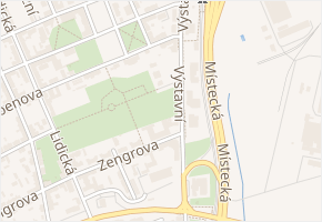 Ševčenkova v obci Ostrava - mapa ulice