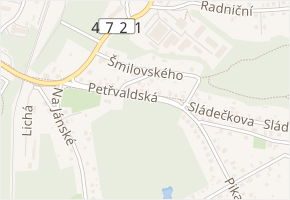Šikmá v obci Ostrava - mapa ulice