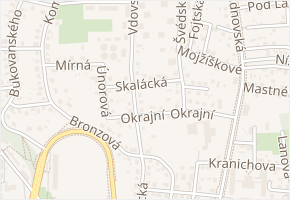 Skalácká v obci Ostrava - mapa ulice
