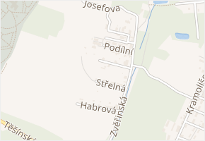 Skladní v obci Ostrava - mapa ulice