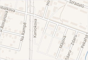 Škrobálkova v obci Ostrava - mapa ulice