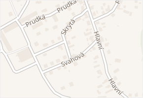 Skrytá v obci Ostrava - mapa ulice