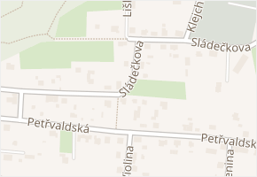 Sládečkova v obci Ostrava - mapa ulice