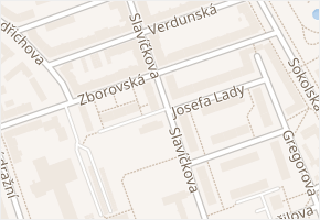 Slavíčkova v obci Ostrava - mapa ulice
