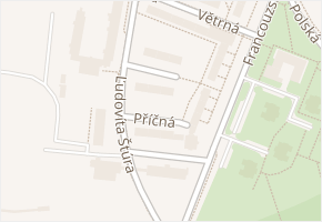 Slepá v obci Ostrava - mapa ulice