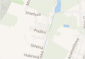 Špitální v obci Ostrava - mapa ulice