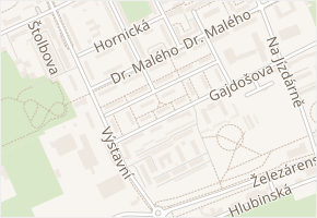 Sportovní v obci Ostrava - mapa ulice