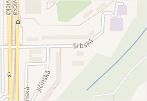 Srbská v obci Ostrava - mapa ulice