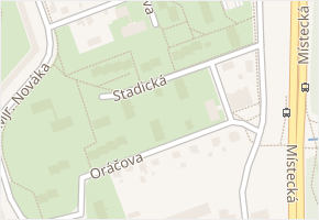 Stadická v obci Ostrava - mapa ulice