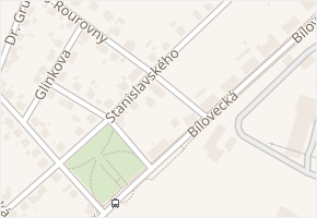 Stanislavského v obci Ostrava - mapa ulice
