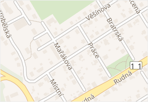 Starobělská v obci Ostrava - mapa ulice