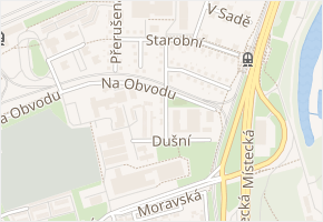 Středulinského v obci Ostrava - mapa ulice