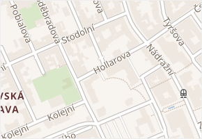Šubertova v obci Ostrava - mapa ulice