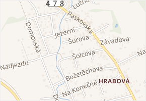 Šurova v obci Ostrava - mapa ulice