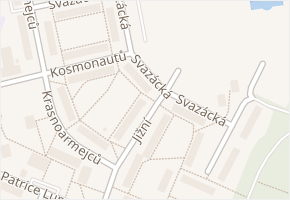 Svazácká v obci Ostrava - mapa ulice