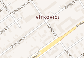 Tavičská v obci Ostrava - mapa ulice