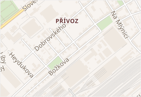 Terezy Novákové v obci Ostrava - mapa ulice
