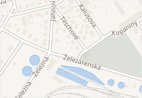 Tilschové v obci Ostrava - mapa ulice