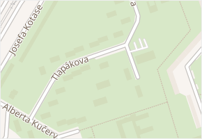 Tlapákova v obci Ostrava - mapa ulice